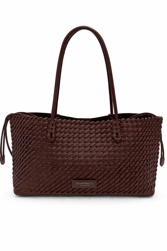 Borsa Venezia Intreccio Cioccolato