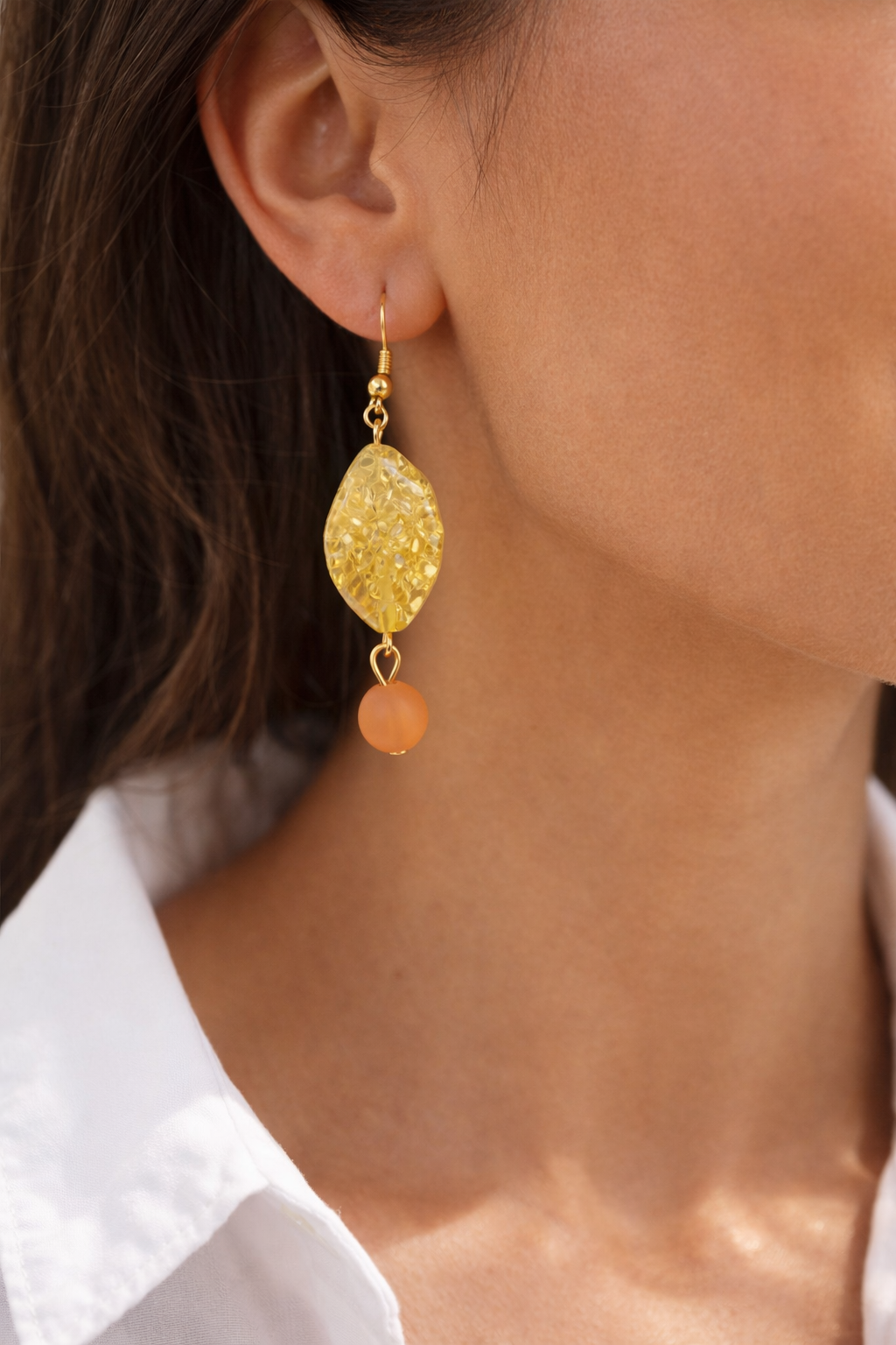 Orecchini Luce di Miele – by VerdeChiara & CriCro