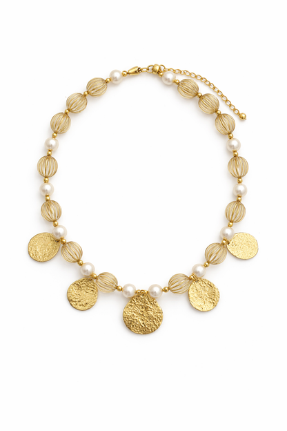Collana Aura Oro & Perle