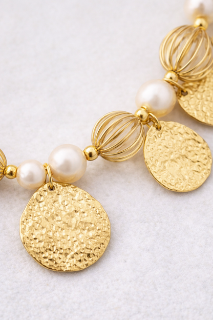 Collana Aura Oro & Perle