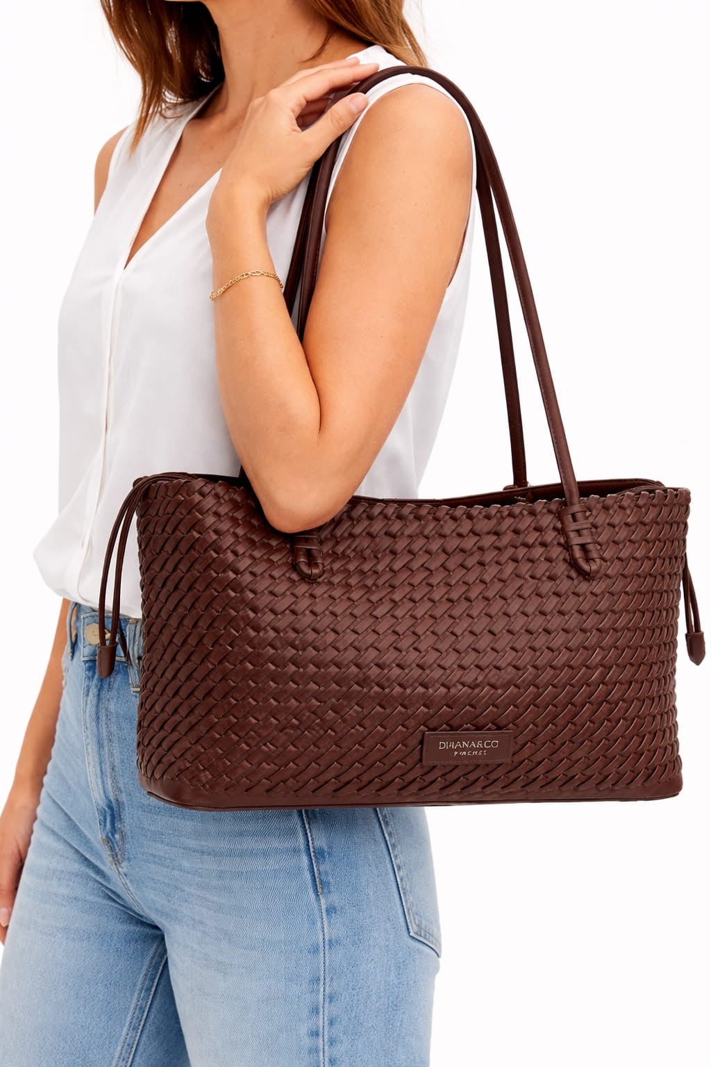 Borsa Venezia Intreccio Cioccolato
