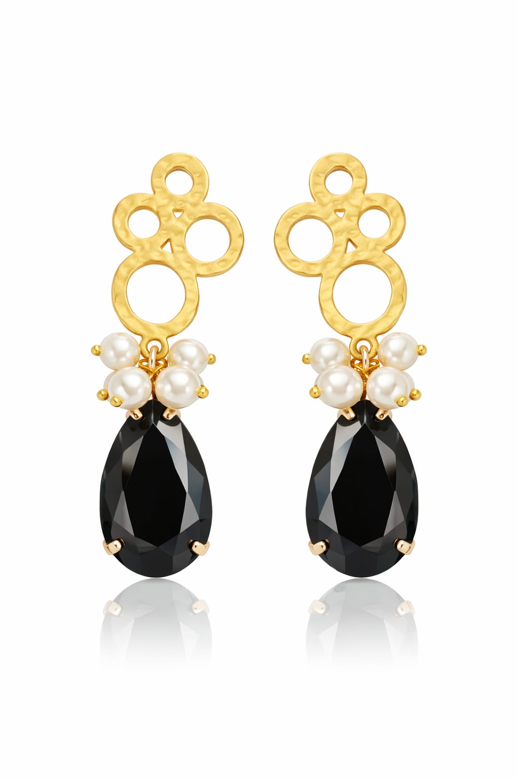 Orecchini Cristallo Veneziano & Perle Maiorca - Edizione Couture