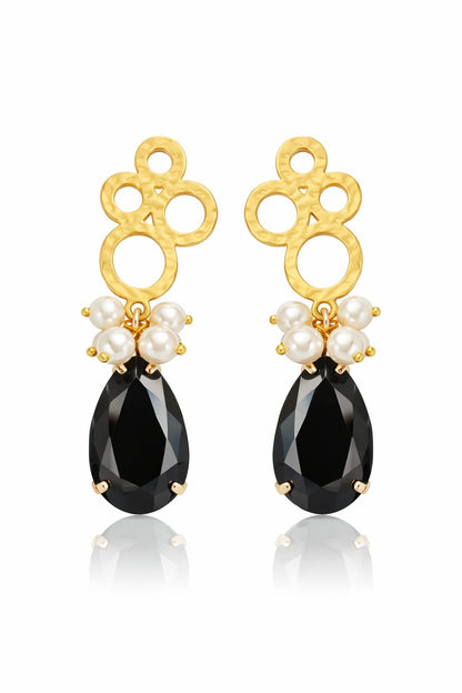 Orecchini Cristallo Veneziano & Perle Maiorca - Edizione Couture