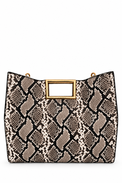 Borsa Gioiello Croco Chic in ecopelle effetto coccodrillo