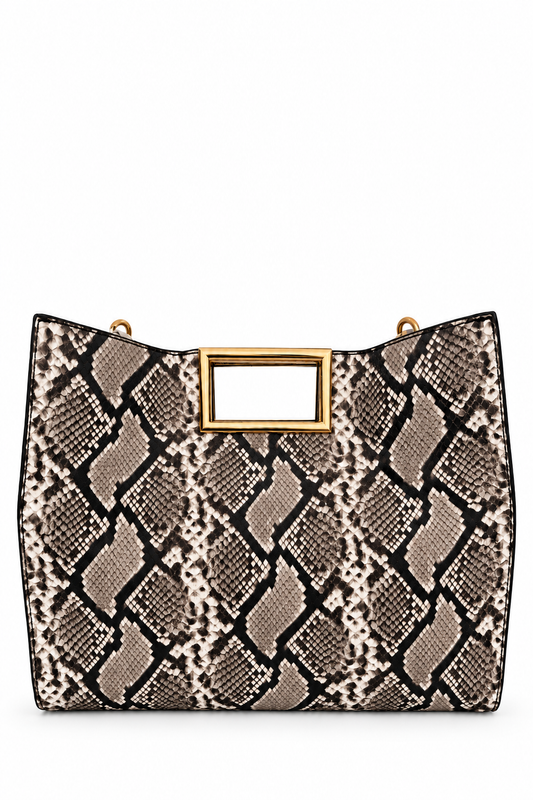 Borsa Gioiello Croco Chic in ecopelle effetto coccodrillo