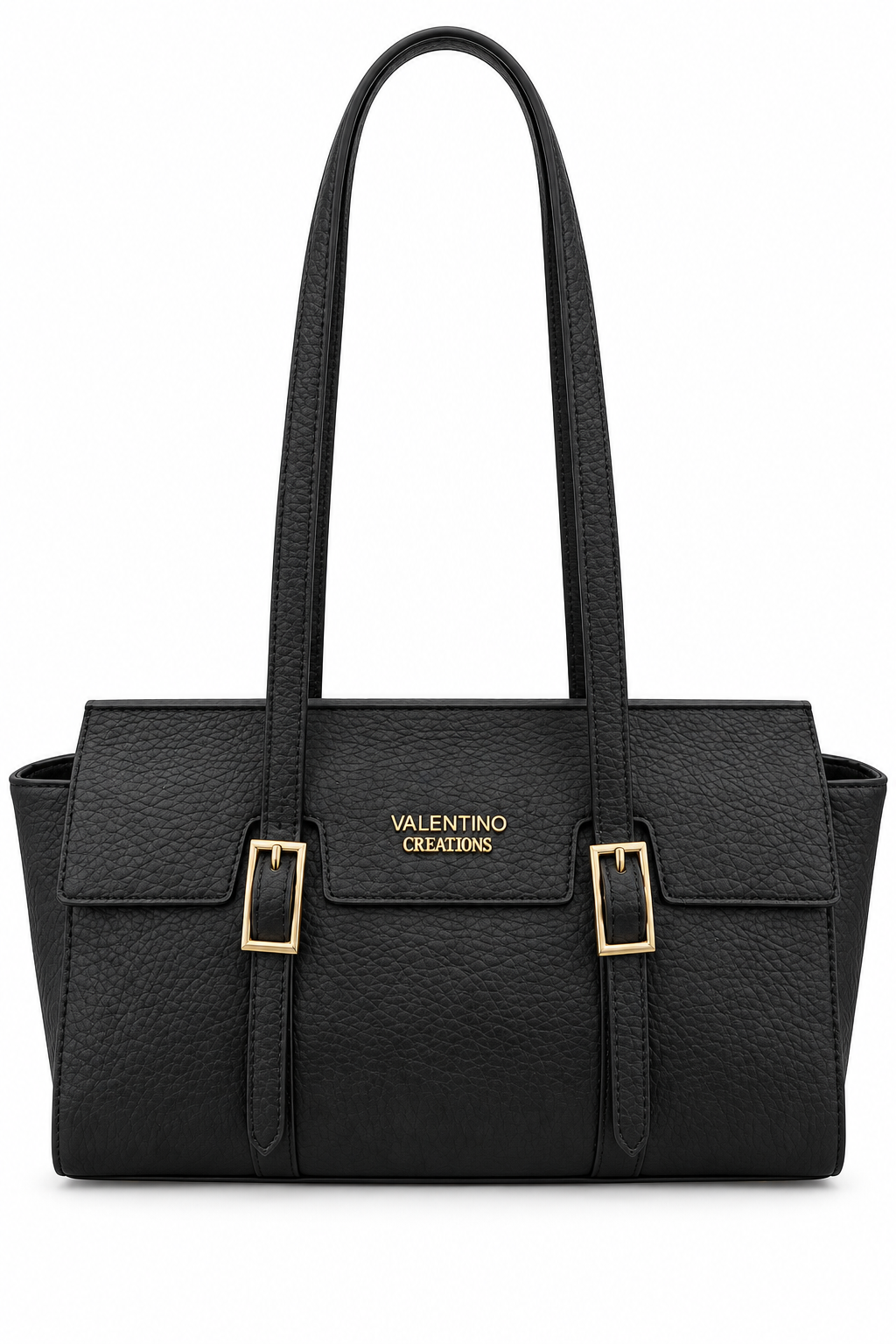 Borsa Valentino Creations Noir Élégance in ecopelle nera