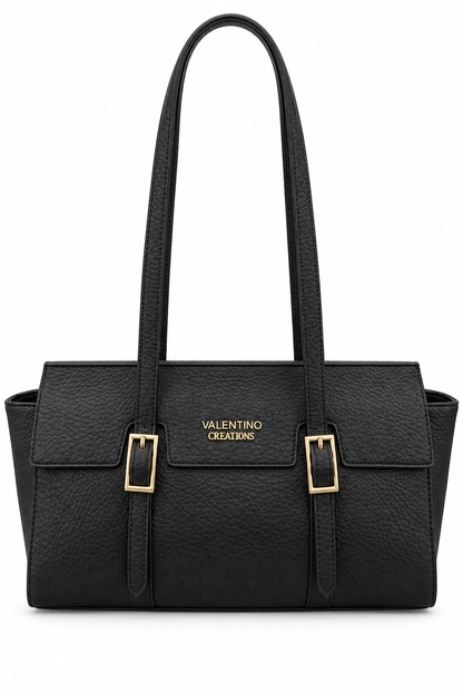 Borsa Valentino Creations Noir Élégance in ecopelle nera